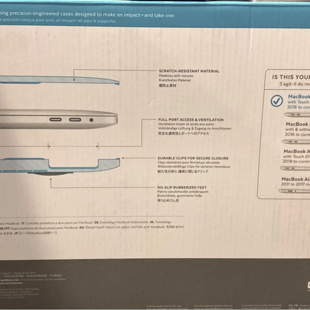 Speck SMARTSHELL FOR Impact, MACBOOK PRO 15 Inch with Touch Bar& Touch ID